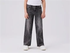 Name It dark grey denim wide jeans